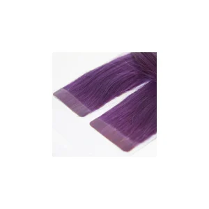 EXTENSIONES ADHESIVAS CABELLO 100% NATURAL 10U X 4CM COLOR VIOLA OSC