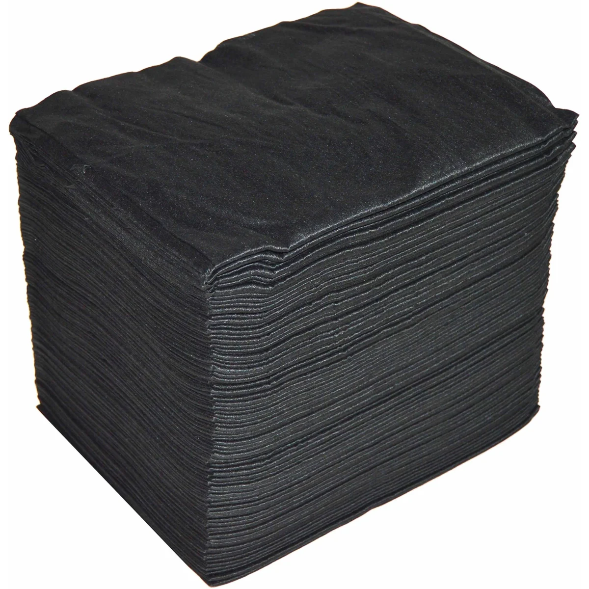 TOALLA NEGRA DESECHABLE SPUN LACE 40CM X 80CM 50GR PAQ. 100 UNIDADES TOALLA NEGRA DESECHABLE SPUN LACE 40CM X 80CM 50GR PAQ. 100 UNIDADES