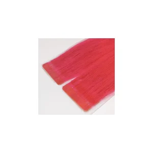 EXTENSIONES ADHESIVAS CABELLO 100% NATURAL 10U X 4CM COLOR FUCSIA