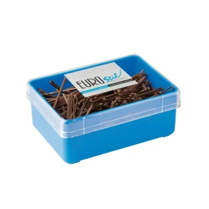 CLIPS ANTIDESLIZANTE MARRON CAJA DE 300 UNIDADES