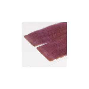 EXTENSIONES ADHESIVAS CABELLO 100% NATURAL 10U X 4CM COLOR VIOLA