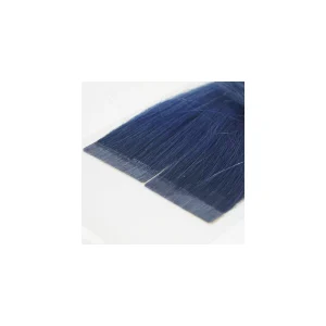 EXTENSIONES ADHESIVAS CABELLO 100% NATURAL 10U X 4CM COLOR AZUL